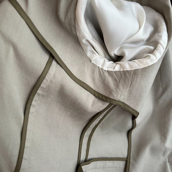 Rag & Bone Olive Linen Blend Jacket Size 8 - Picture 6 of 10